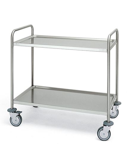 Picture of CARRELLO A 2 PIANI CON 4 RUOTE GIREVOLI-800