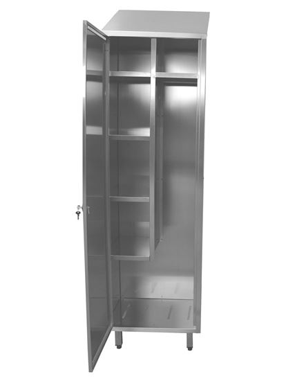 Immagine di ARMADIO PORTA SCOPE INOX