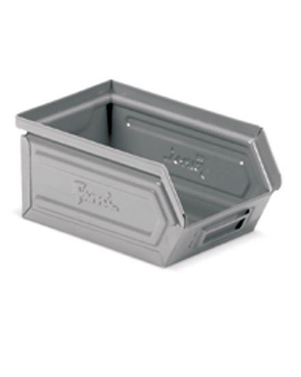 Picture of Contenitori a bocca di lupo in metallo, mis.1, L105 x P165 x H75 mm