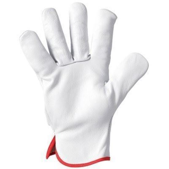 Picture of GUANTI IN PELLE FIORE  DORSO CROSTA