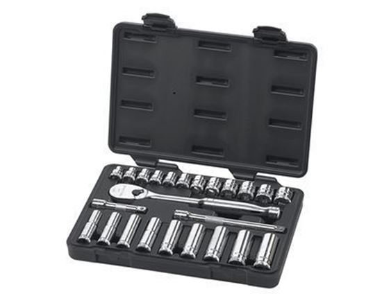 Picture of SERIE DI BUSSOLE CON CRICCHETTO 24 PZ  3/8"