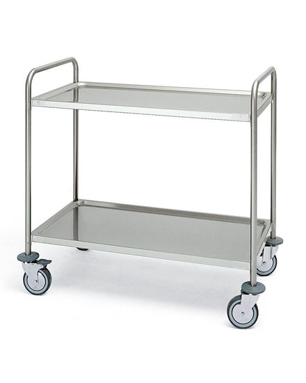 Picture of CARRELLO A 2 PIANI CON 4 RUOTE GIREVOLI -1000
