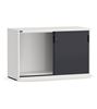 Immagine di Armadio basso vuoto con porte scorrevoli, L1428 x P600 x H915 mm,