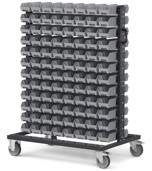 Immagine di Carrello porta minuteria con 192 contenitori